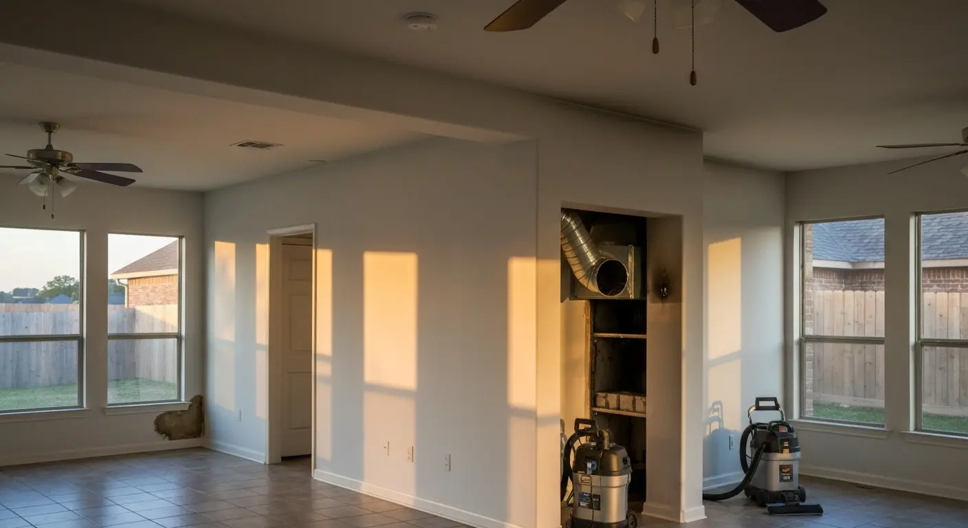 Soot and smoke cleanup in Round Rock home