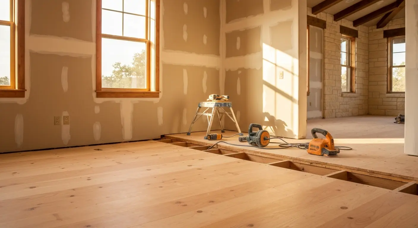 Water damage interior restoration