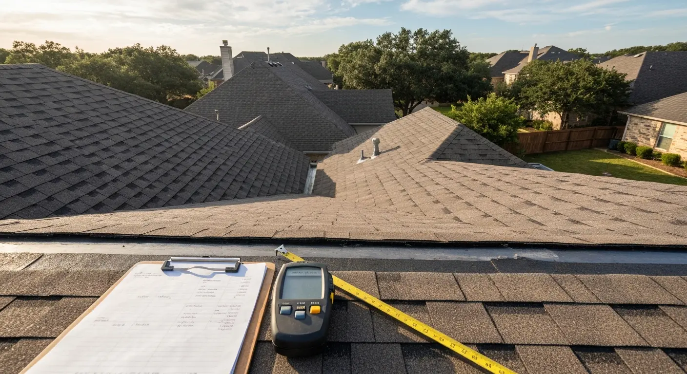 Storm damage roof repair