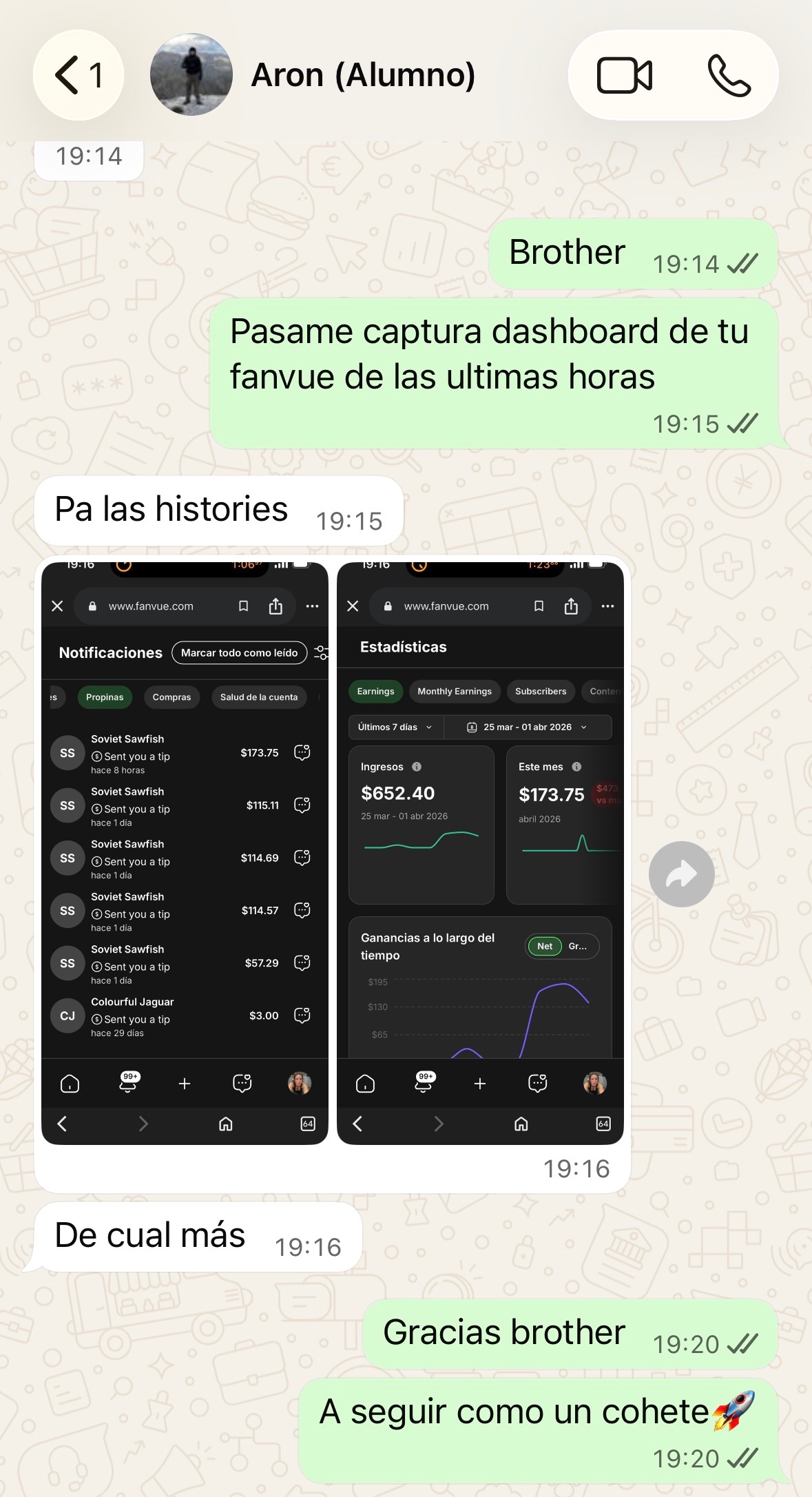 Resultado de alumno