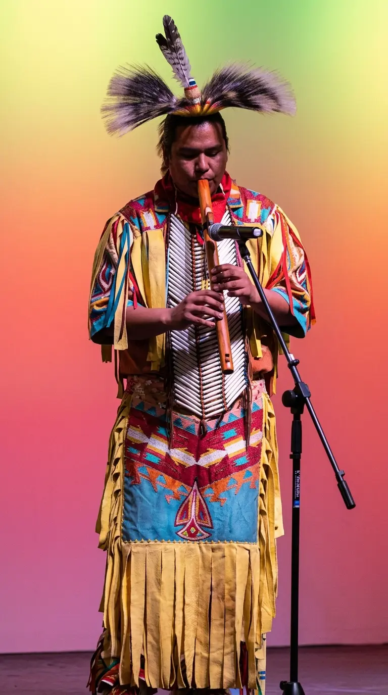 Navajo Flute Player