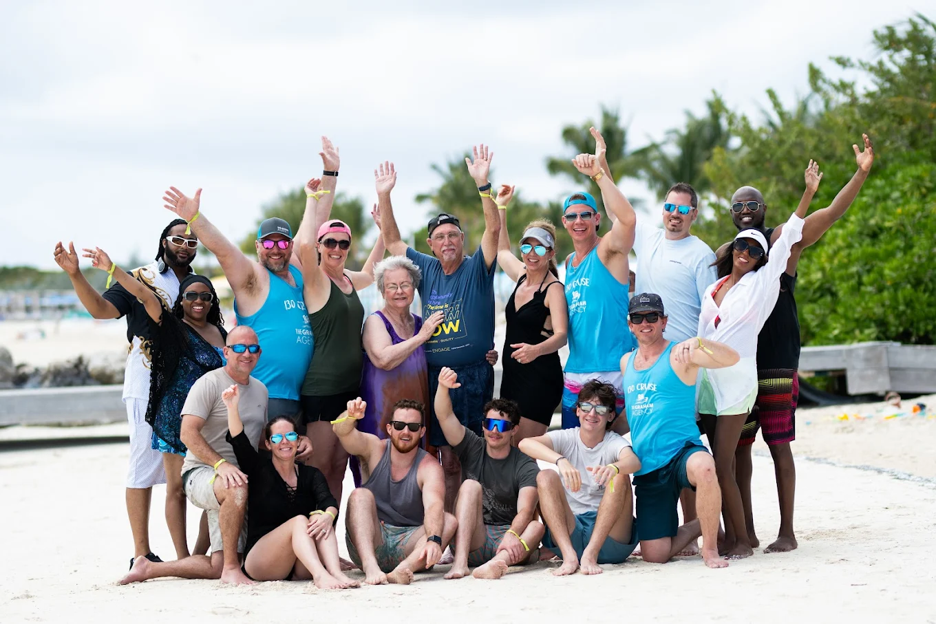 Meron & Kemboi Financial Agency team — annual cruise trip