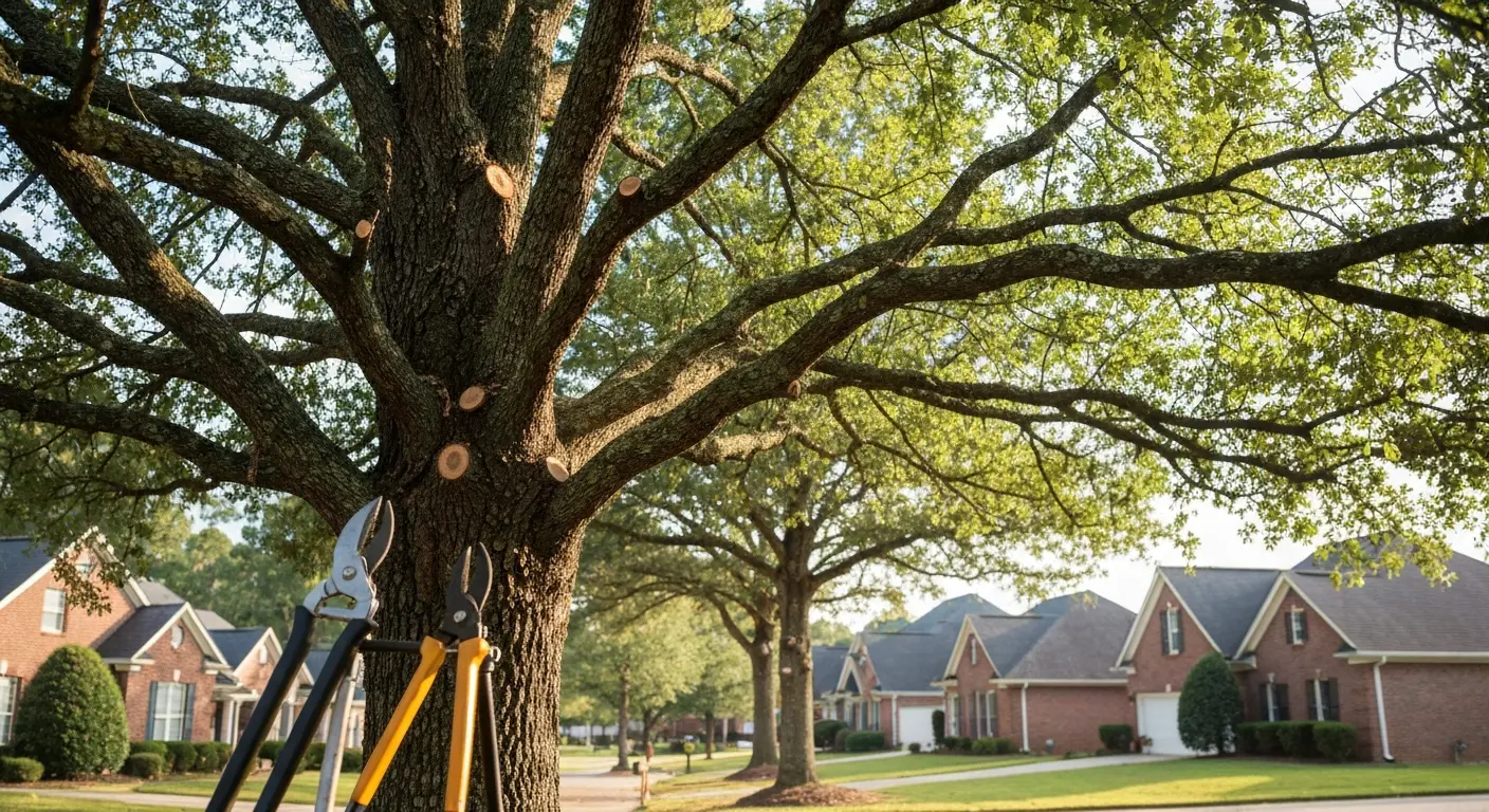 Tree trimming and pruning