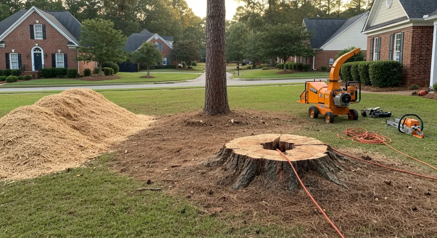 Tree removal in Raleigh