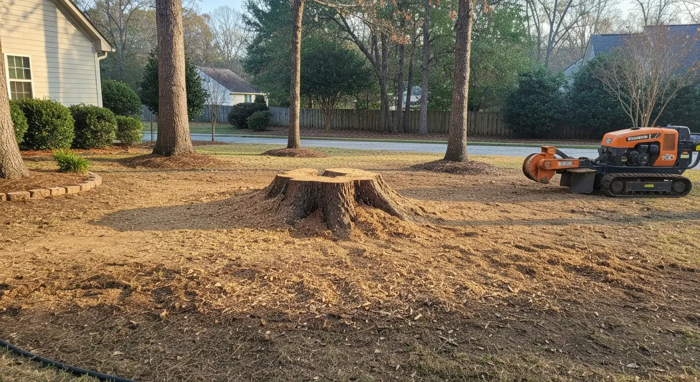 Stump grinding