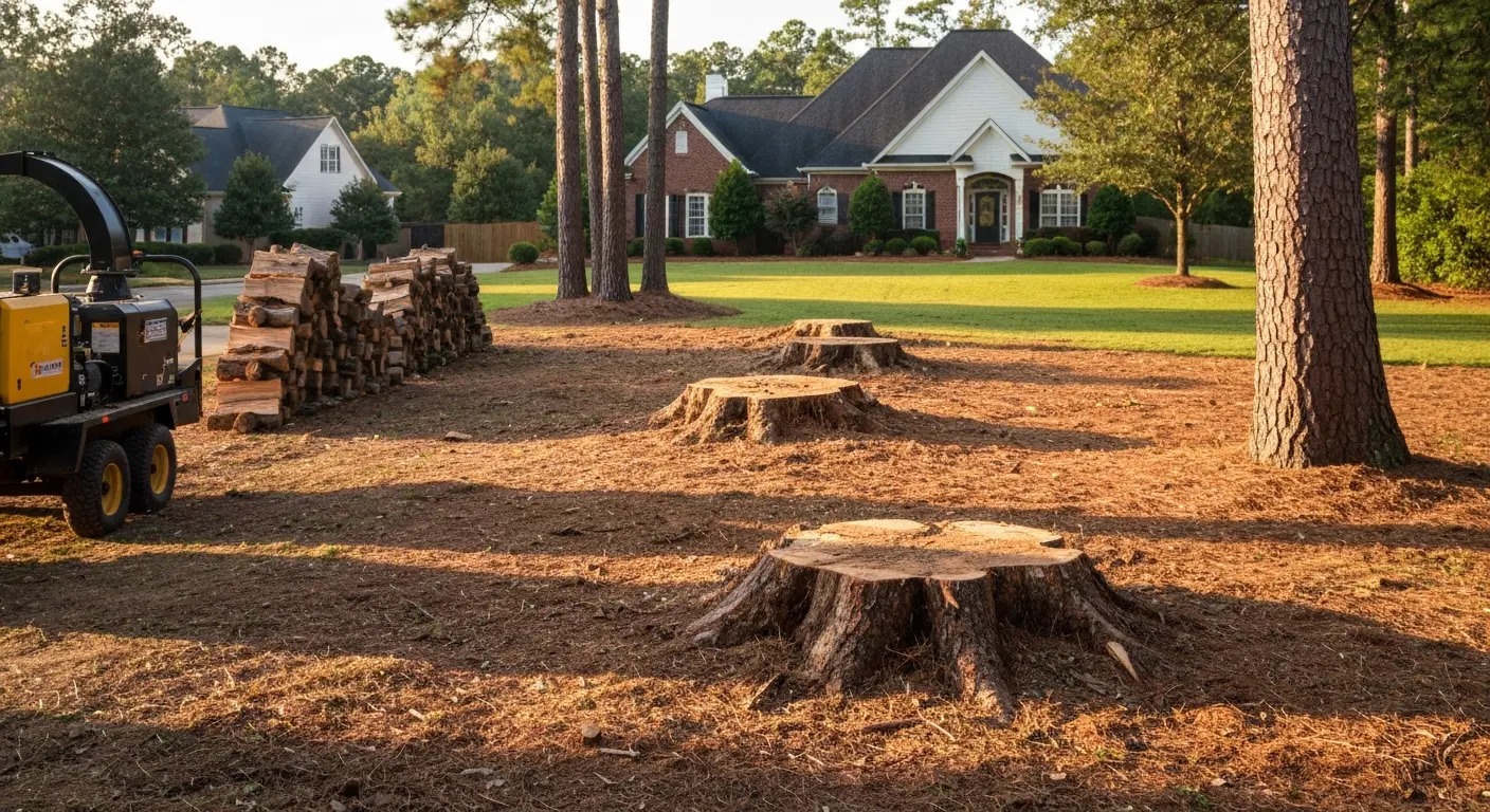 Tree removal in Clayton NC