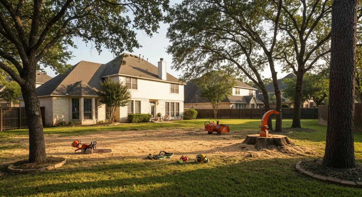Tree removal project