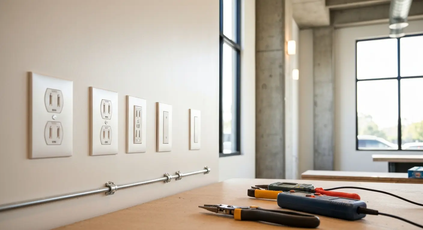 Tenant improvement electrical work in Pasadena commercial building