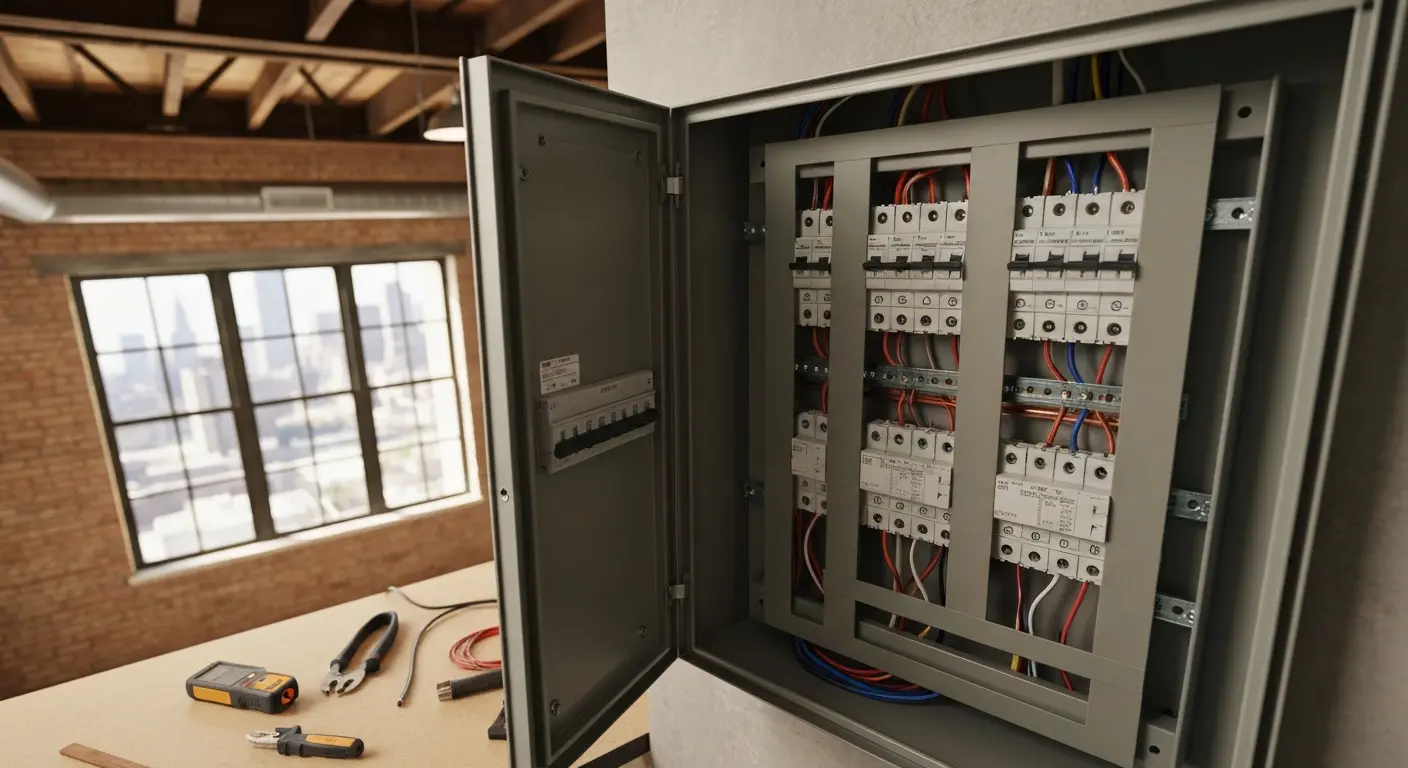 Electrical panel upgrade service
