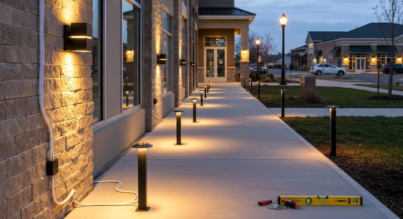 Modern lighting installation