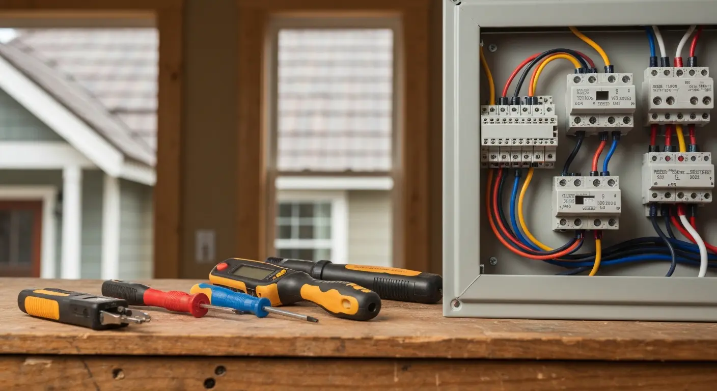 Discussing electrical repair options