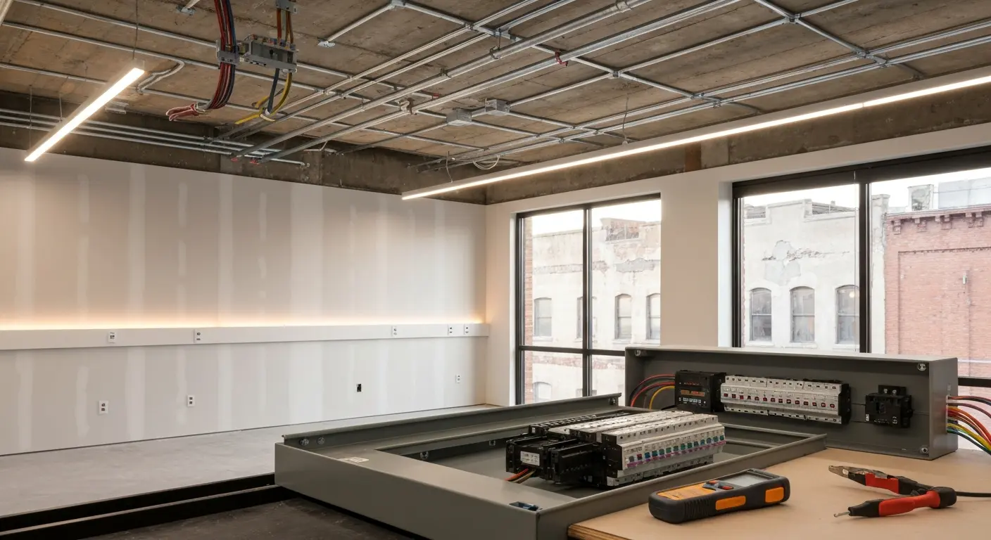 Tenant improvement electrical work
