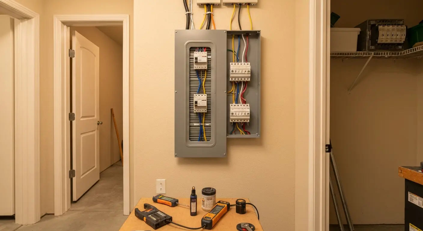 Electrical panel upgrade work