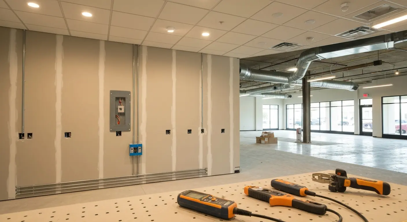 Tenant improvement electrical work