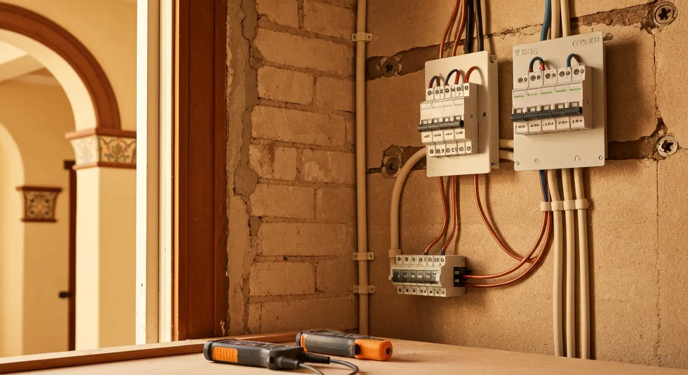 Whole house rewiring project