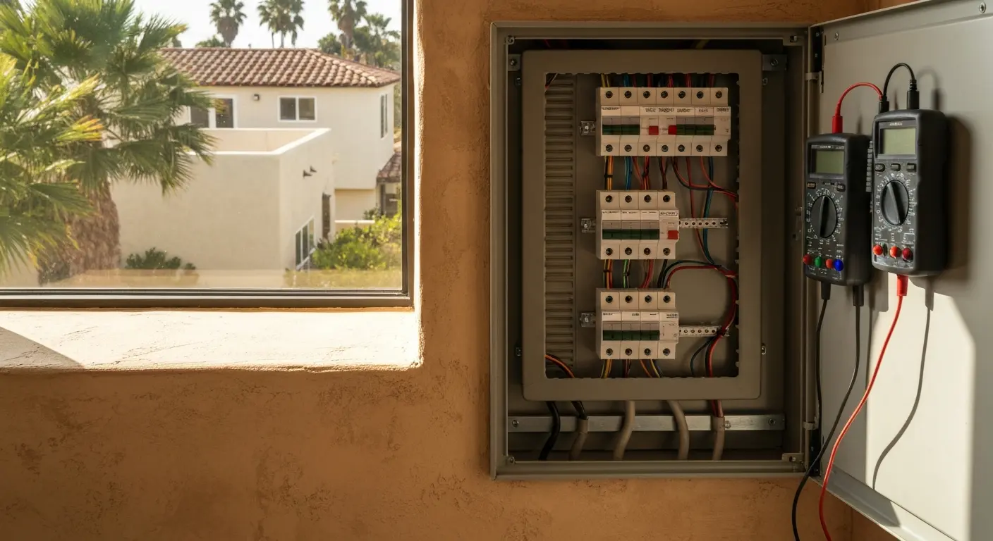 Electrician testing circuit