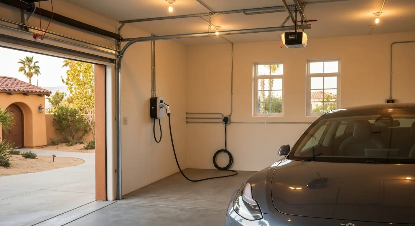 Residential EV charger installation