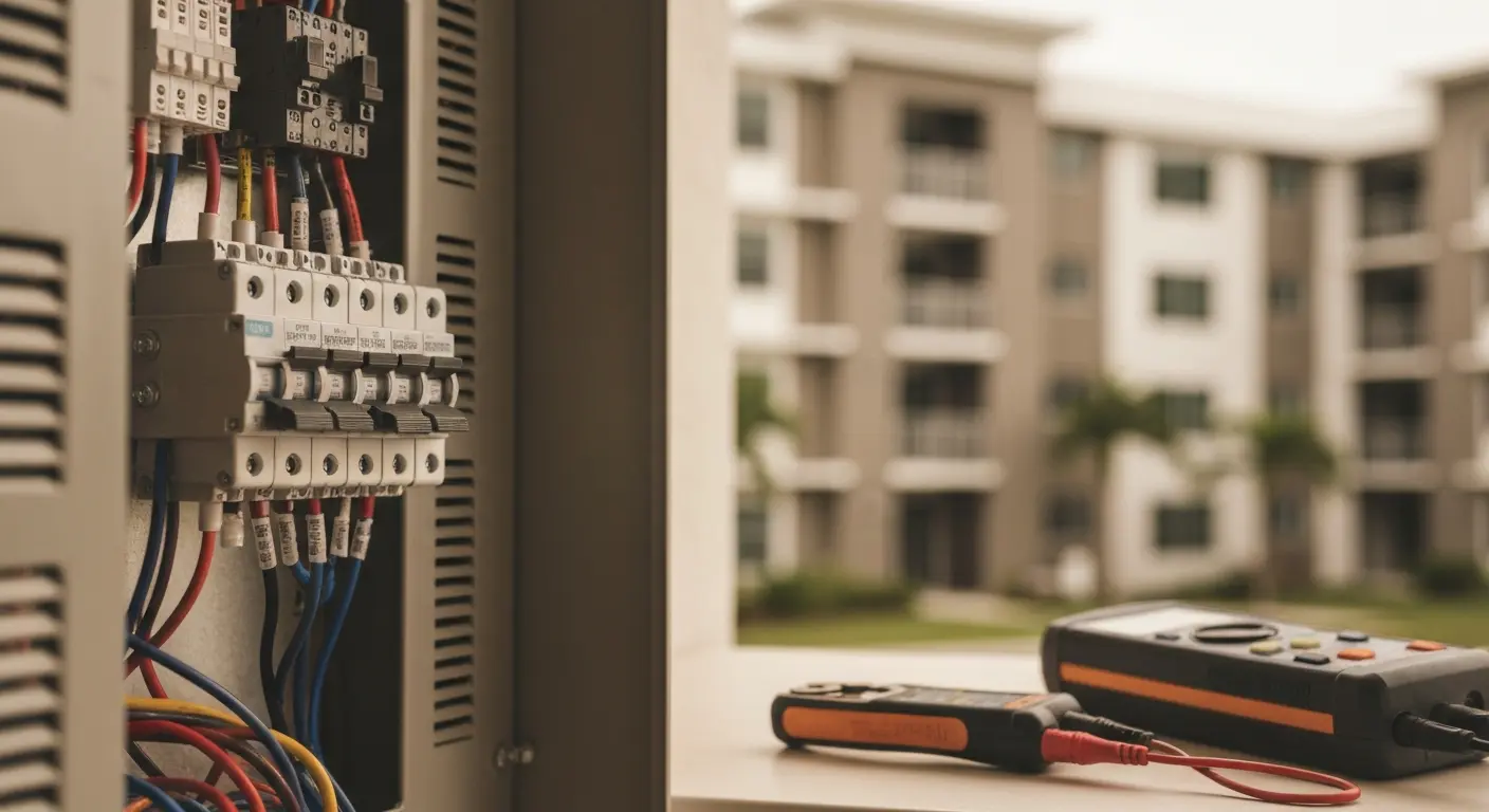 Electrical repair work