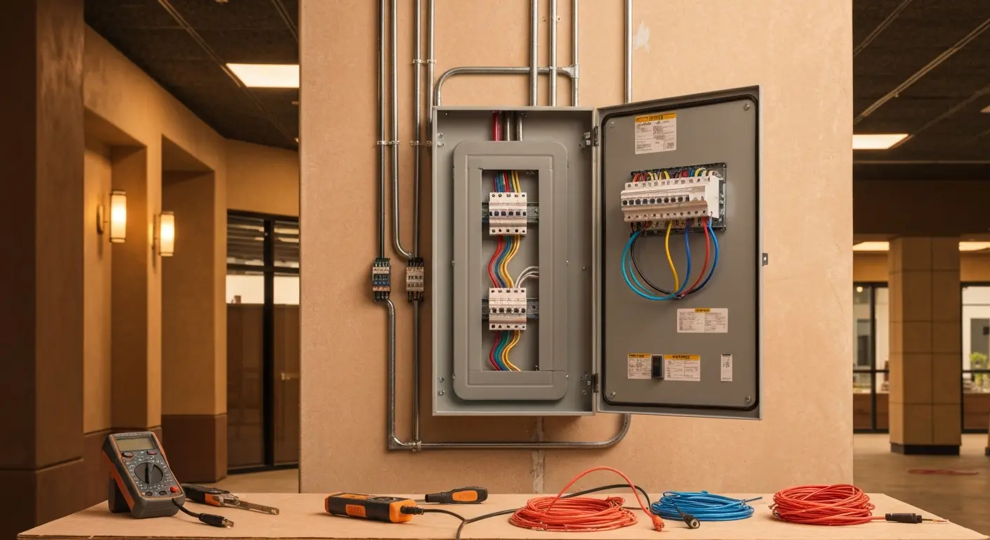 Electrical contracting work