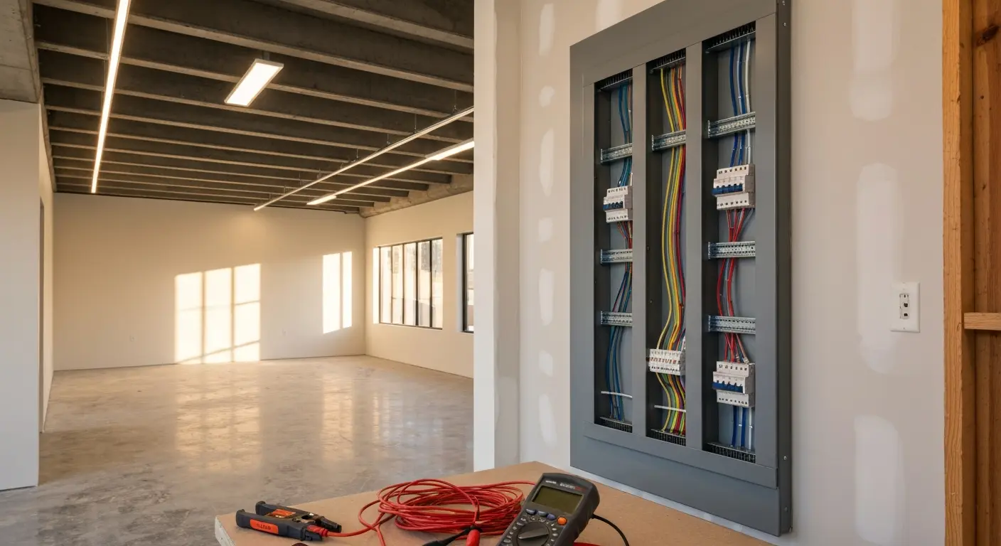 Commercial electrical installation