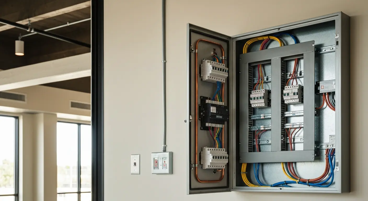 Electrical contracting work