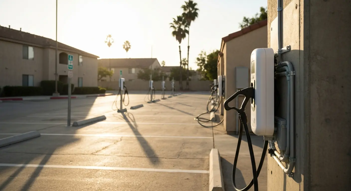 Level 2 charging installation