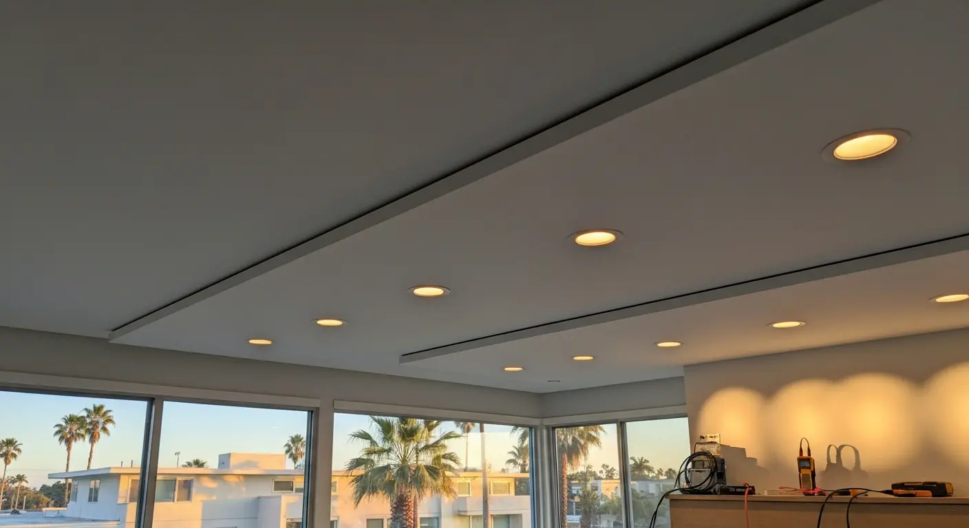 Modern lighting installation