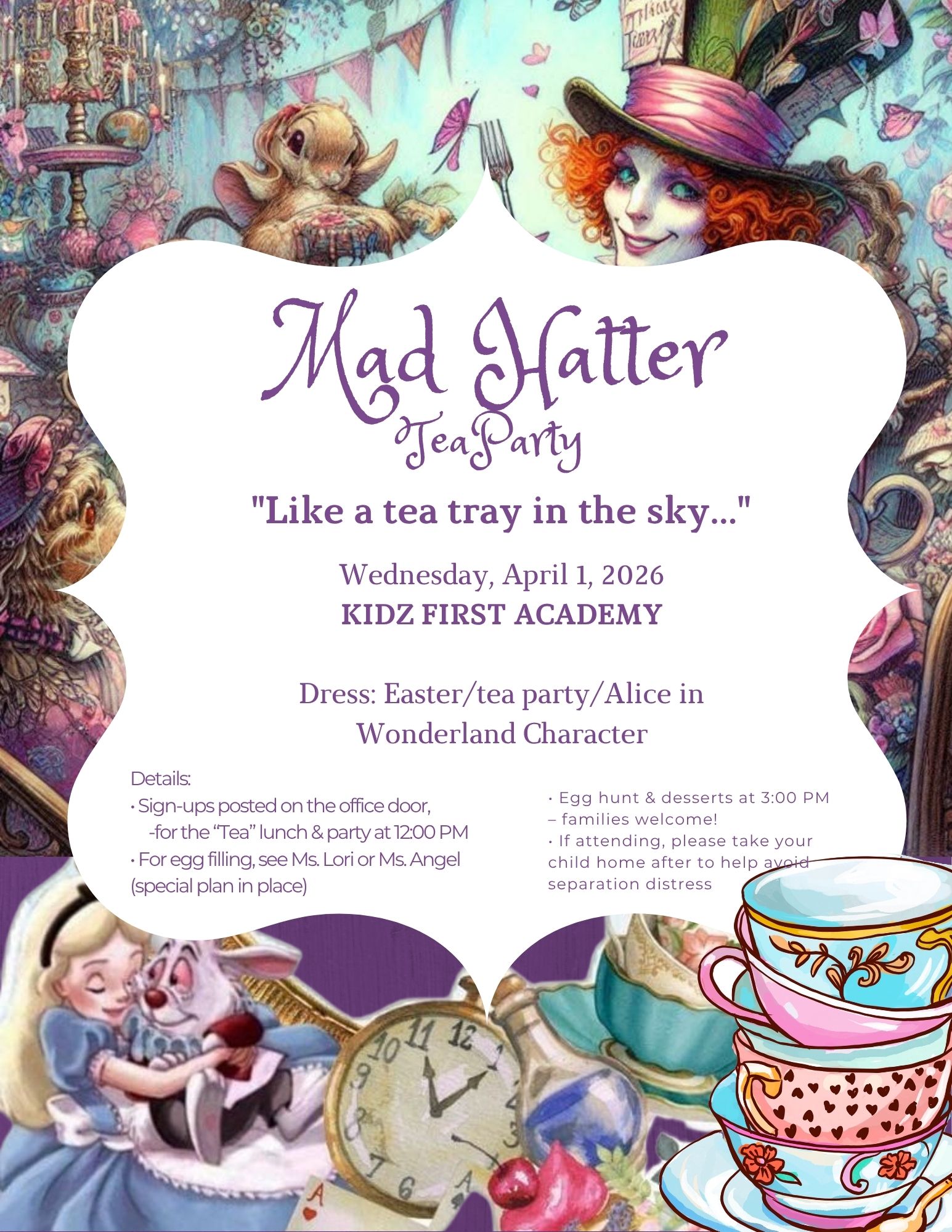 mad hatter tea party mad hatter tea party