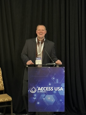 Dr. Pearson speaking at an event