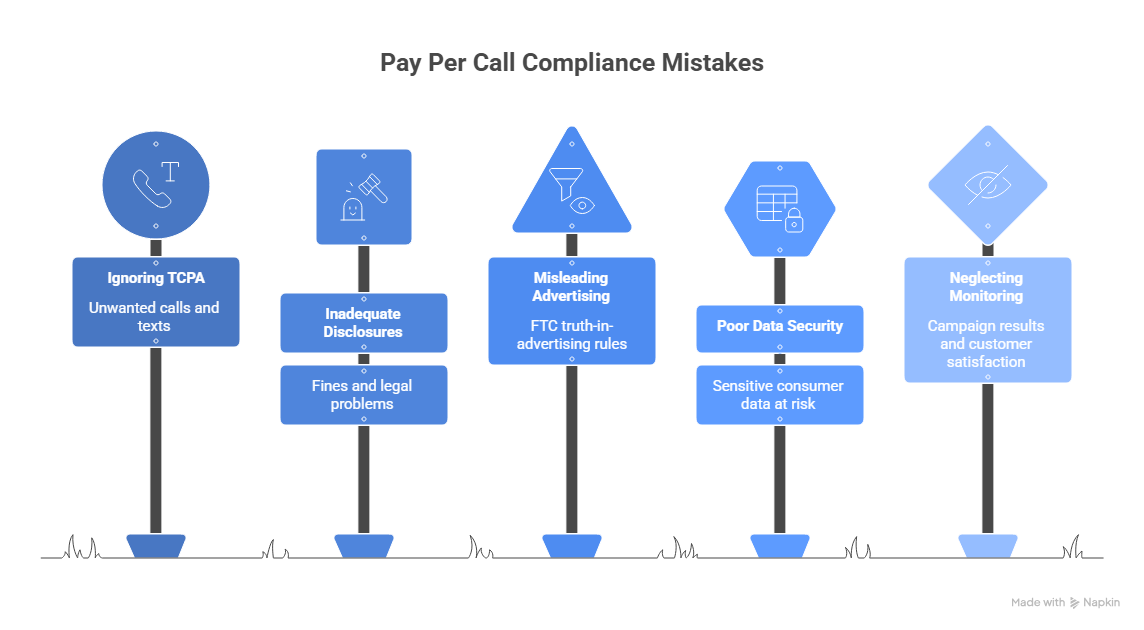 Pay per call compliance mistakes