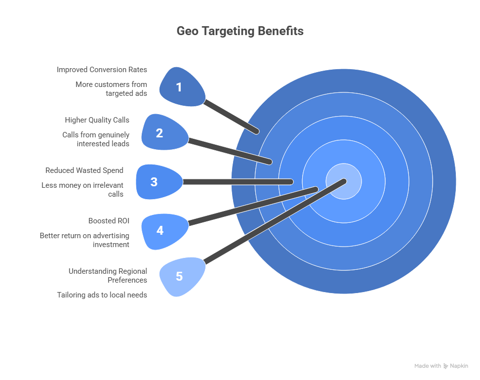 Geo targeting benefits for pay per call Geo targeting benefits for pay per call