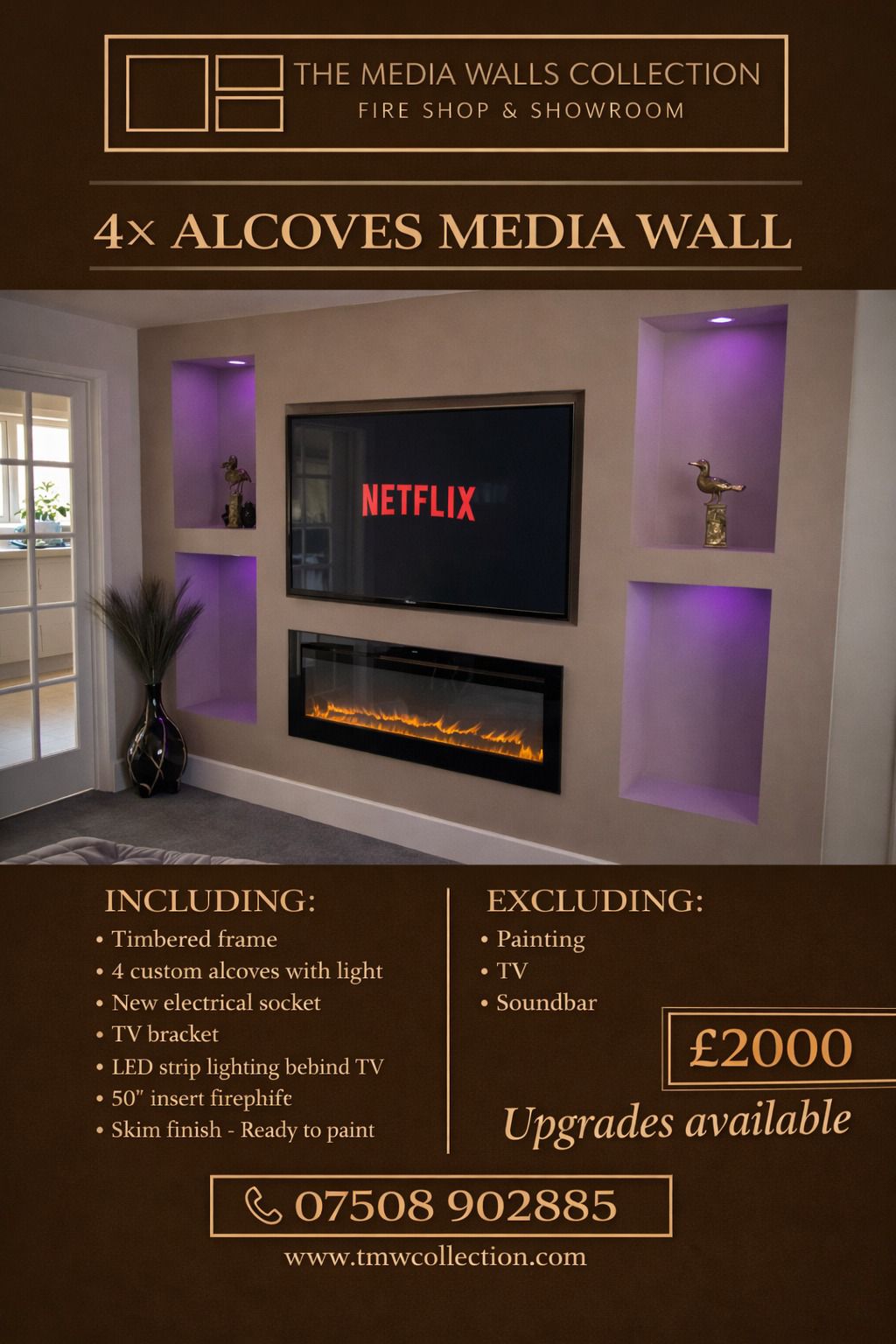 Media walls in Northamptonshire