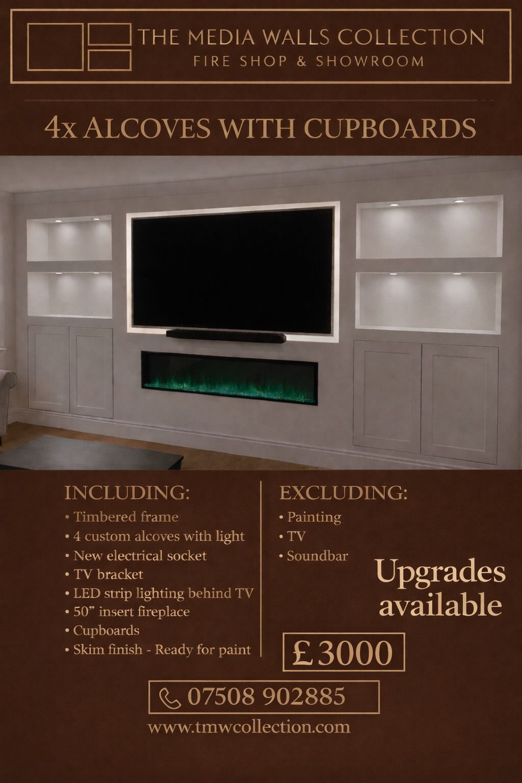 Media walls in Northamptonshire