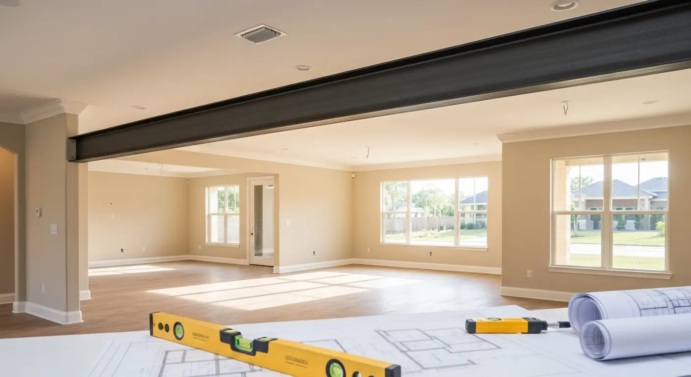 Open floor plan renovation