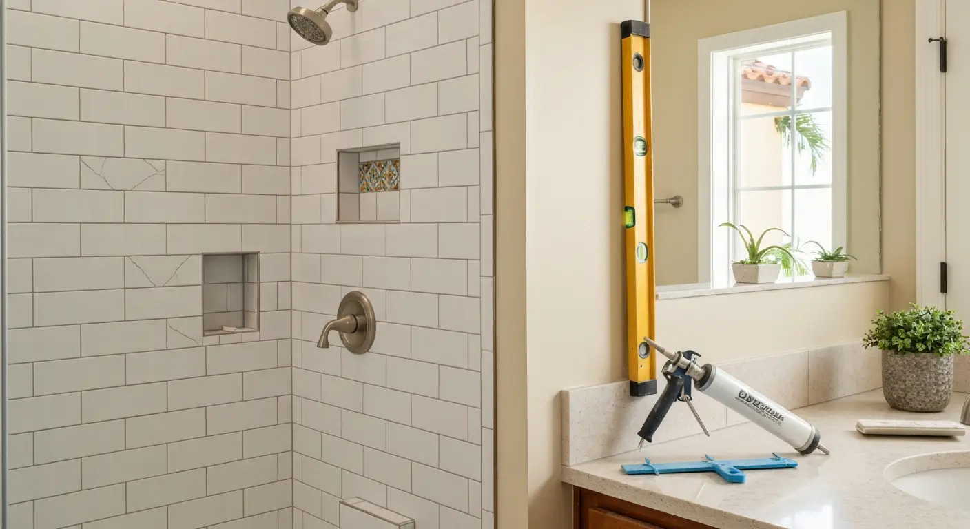 Shower installation in Pasco County bathroom