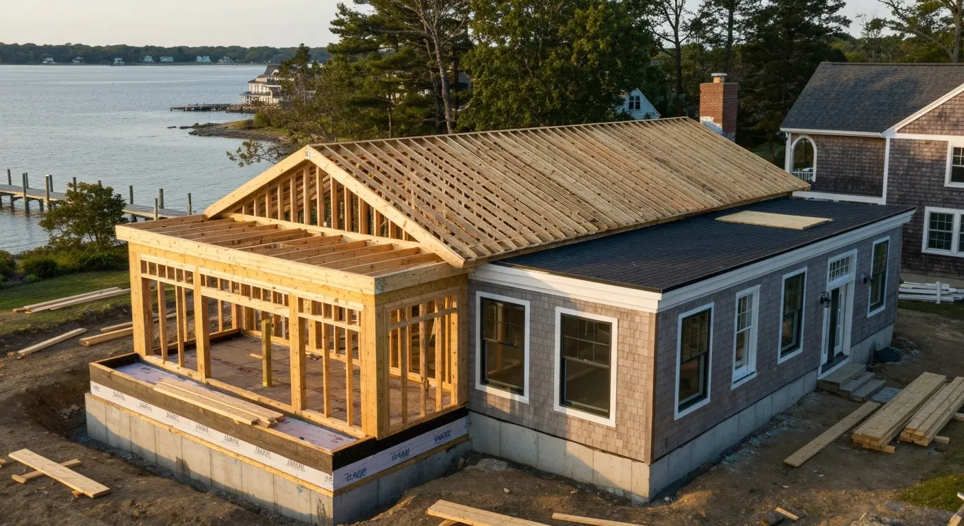 Room addition construction