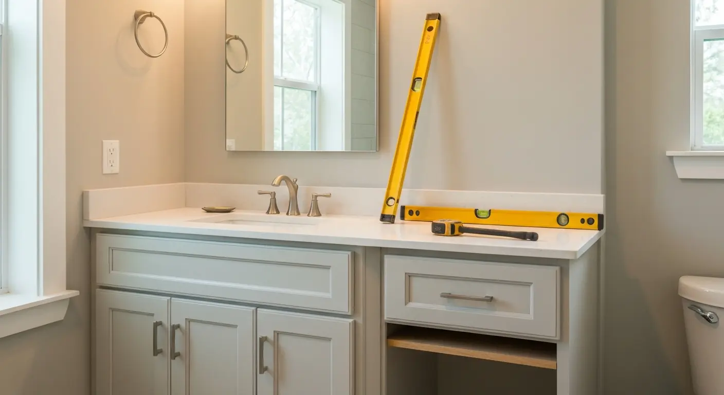 Bathroom vanity installation in Pasco County