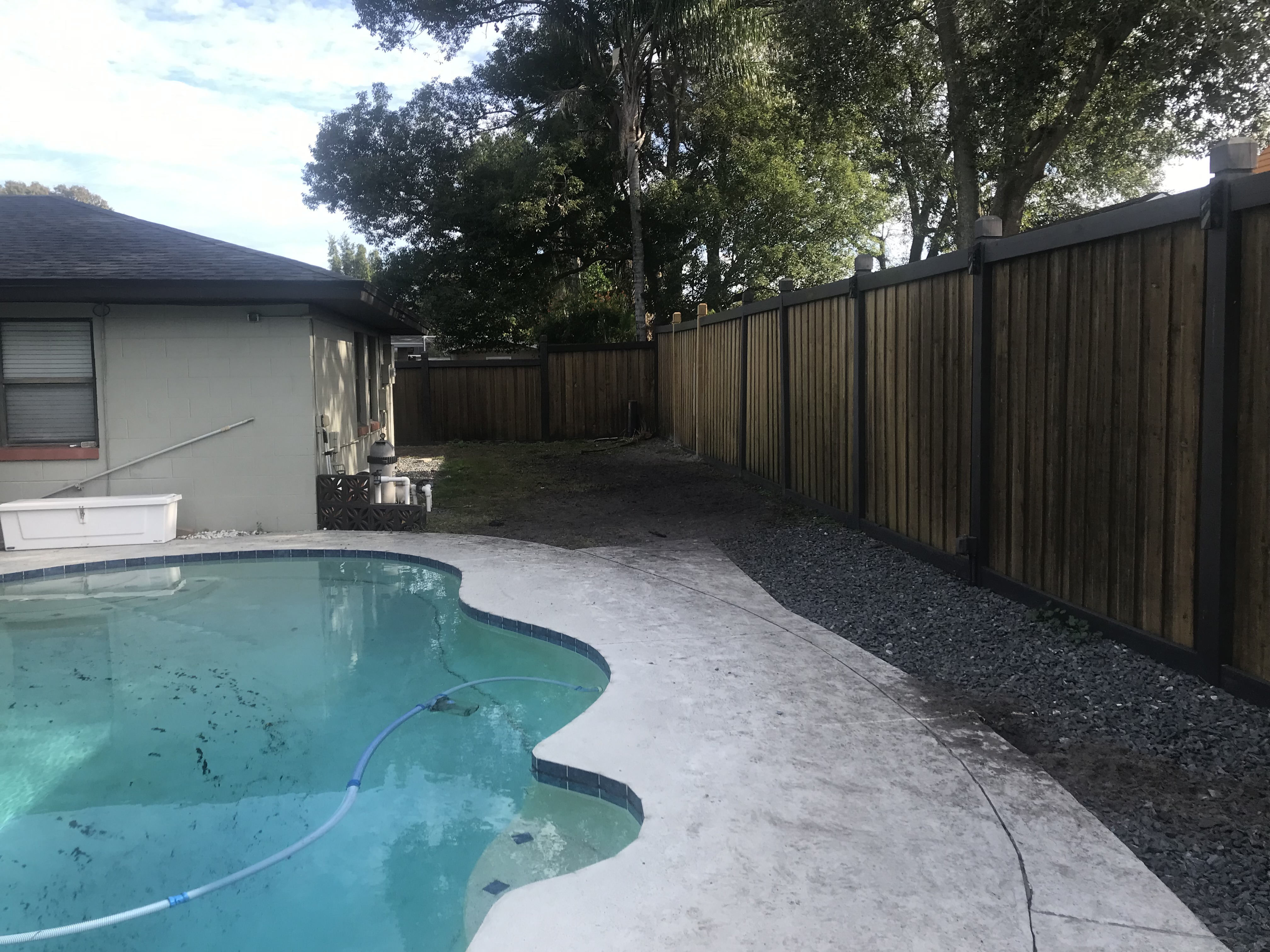 After backyard transformation Orlando