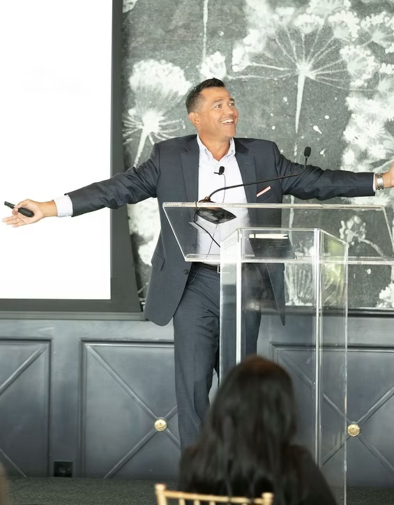 Tomas Martinez presenting