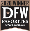 Fort Worth Star-Telegram DFW Favorites 2026 winner badge