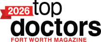 Fort Worth Magazine Top Doctors 2026 badge