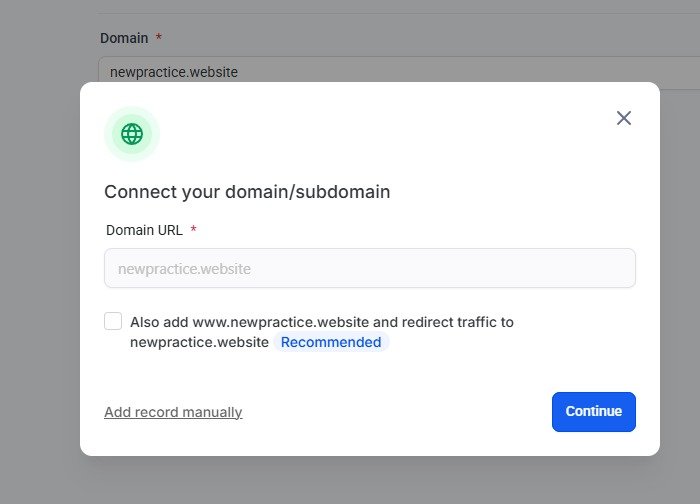 Domain Modal