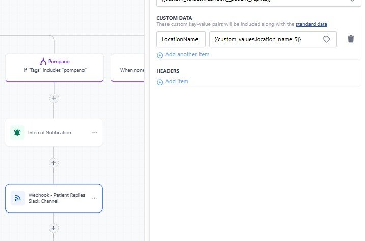 Webhook Custom Data