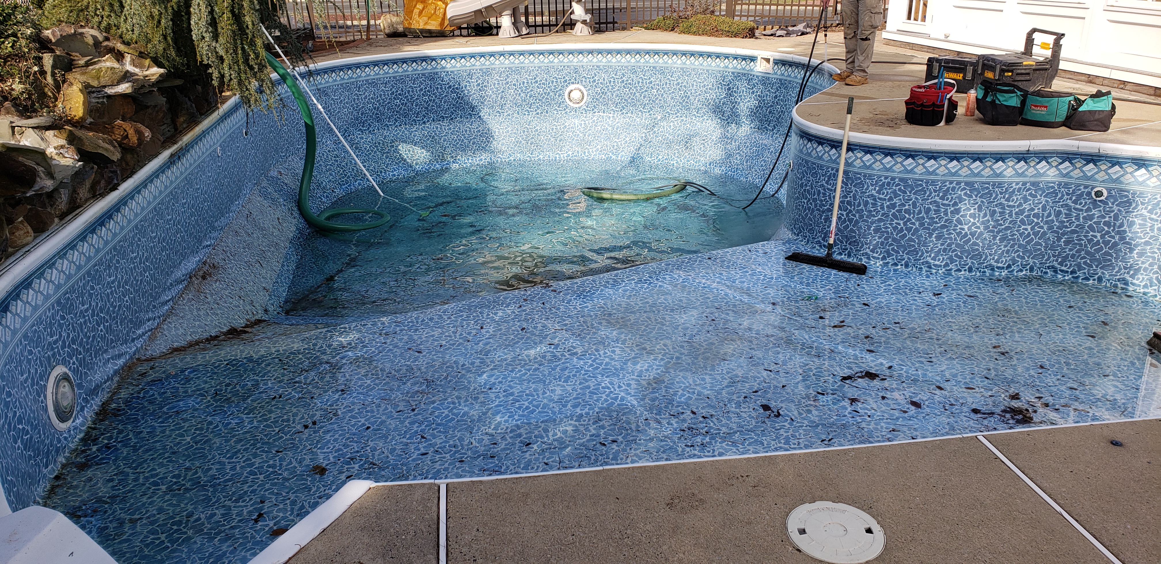 Pool Renovation Before photo