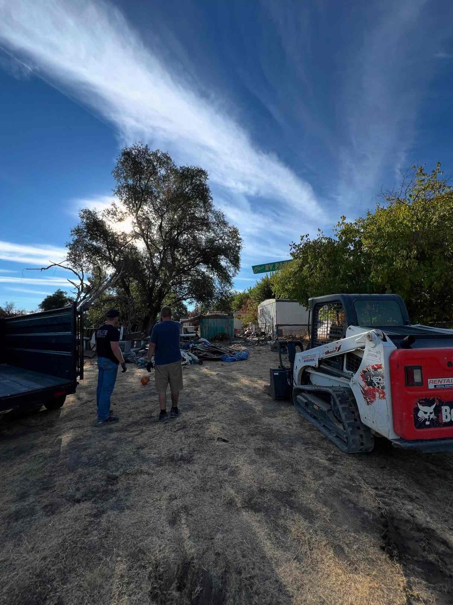 Tree removal by Hiller Demolition near Shasta Lake, CA