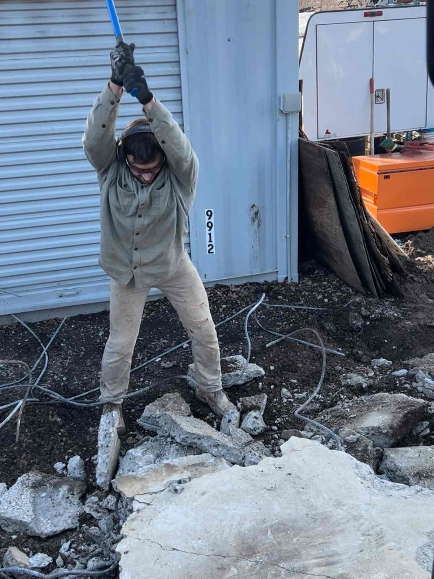 Concrete and asphalt removal by Hiller Demolition