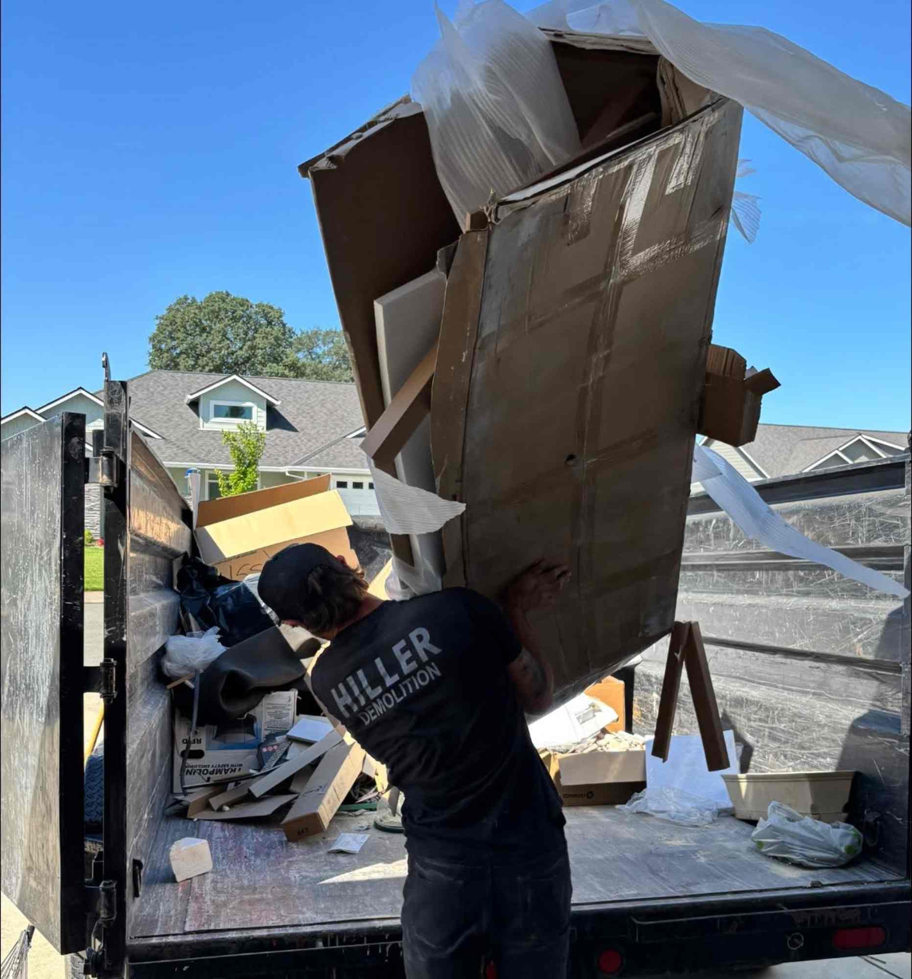 Junk removal by Hiller Demolition in Chico, CA