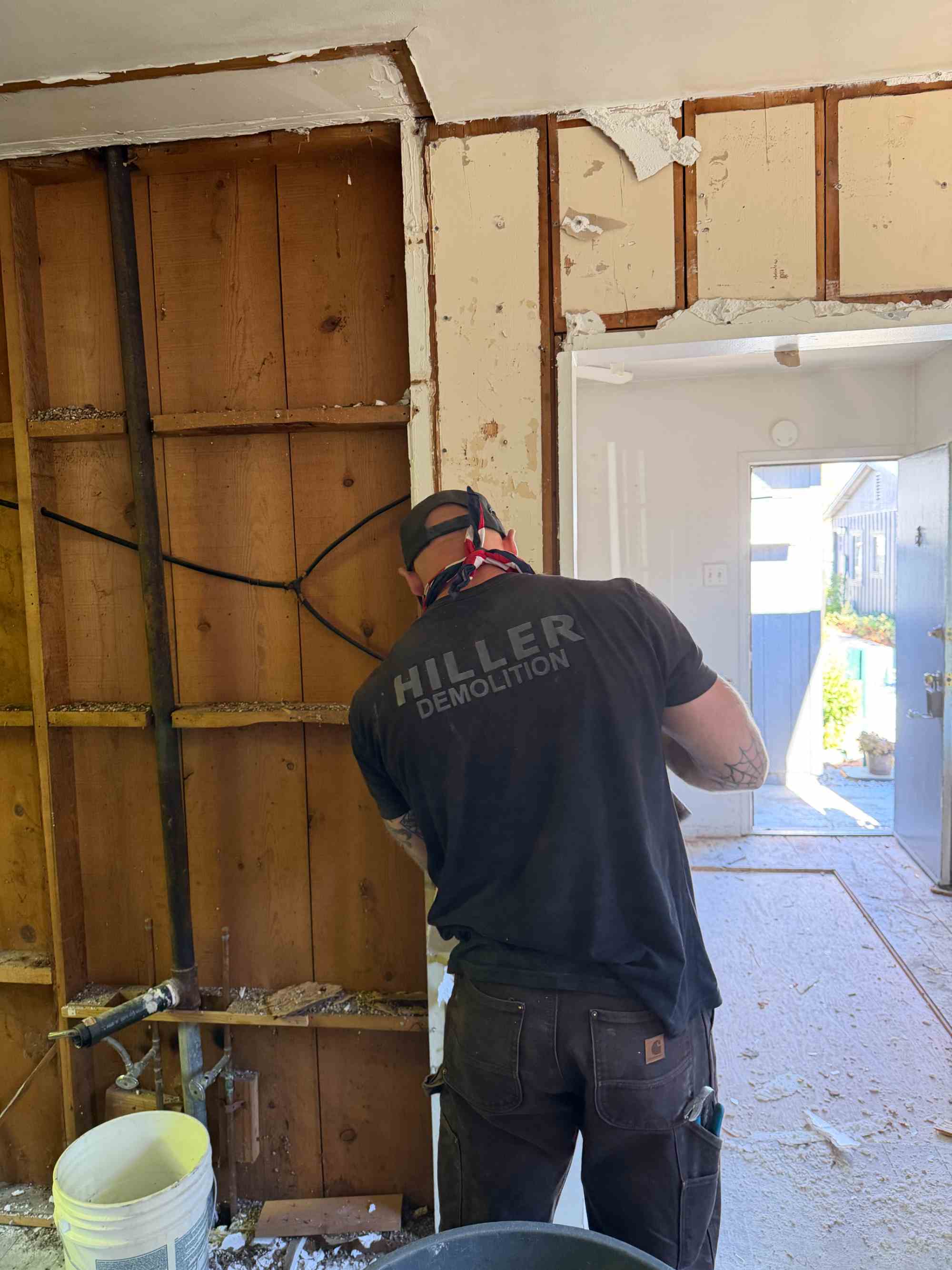 Hiller Demolition hard at work in Red Bluff, CA