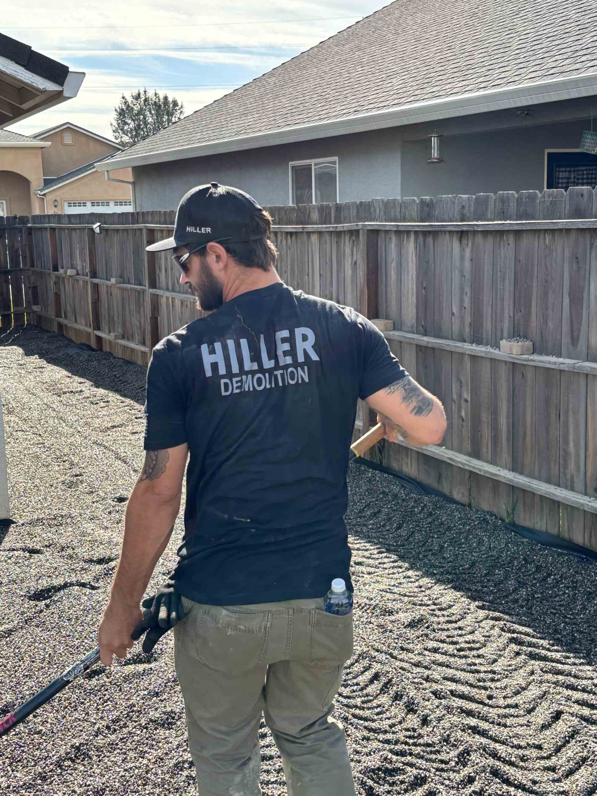 Hiller Demolition crew handling debris removal and site cleanup