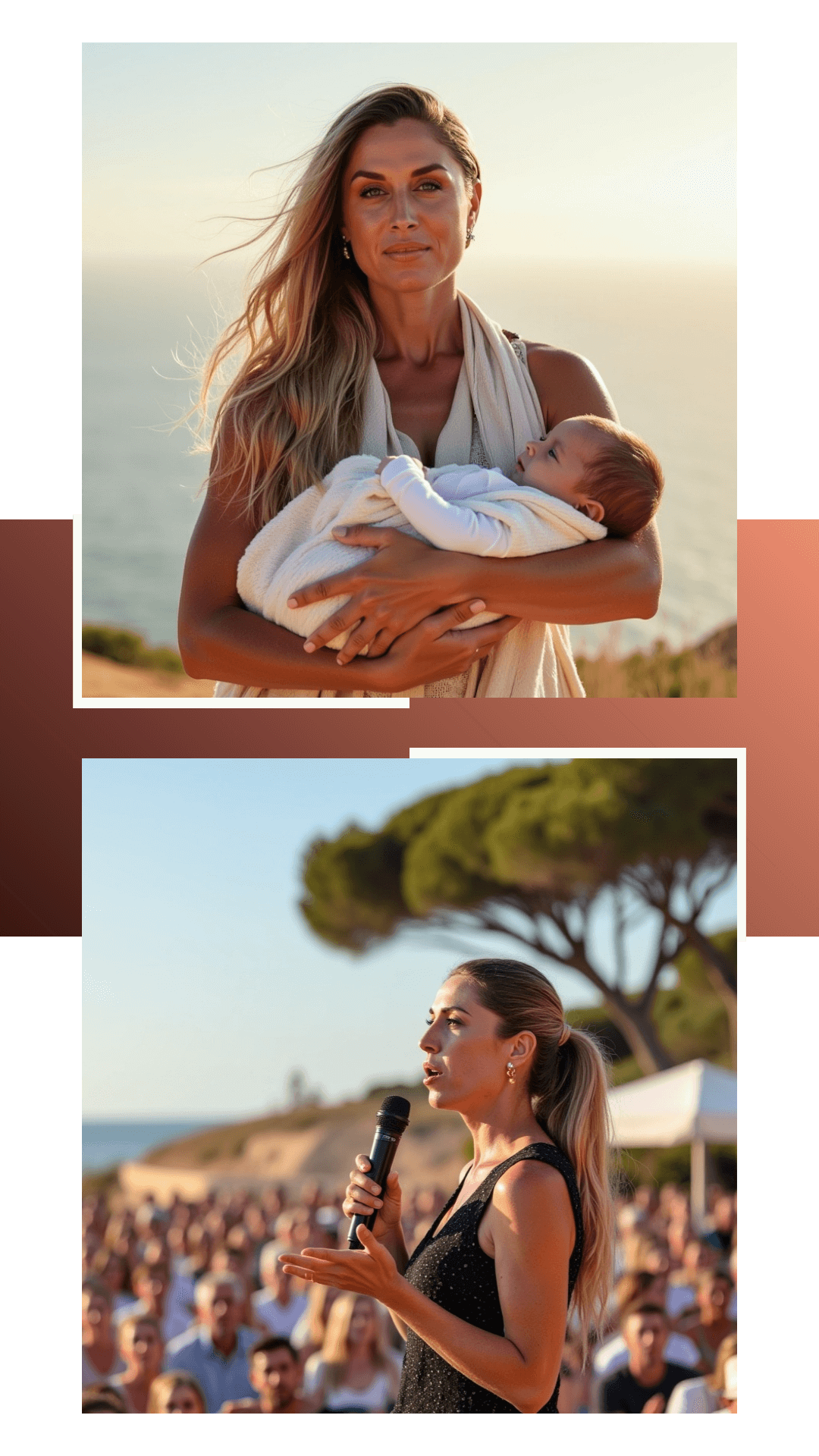 Ema Krusi, son mari Pascal et ses 3 enfants